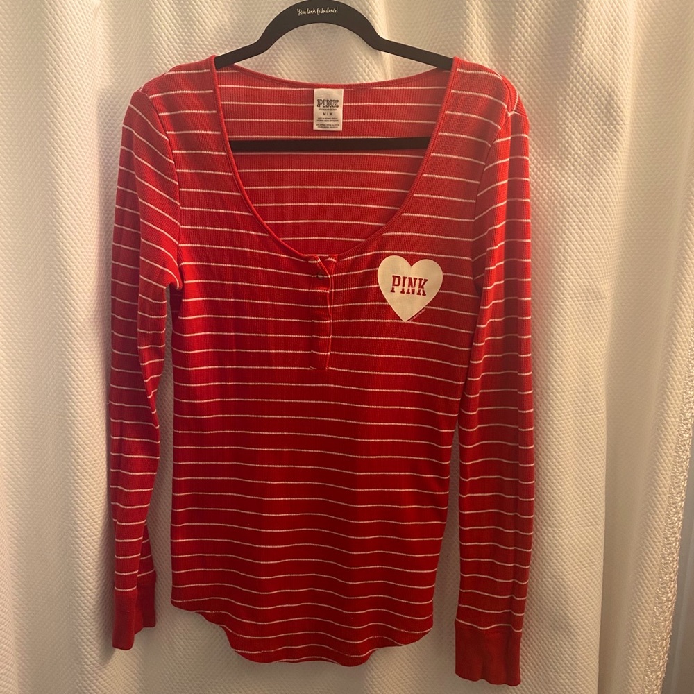 Long Sleeve VS Pink Sleep Shirt